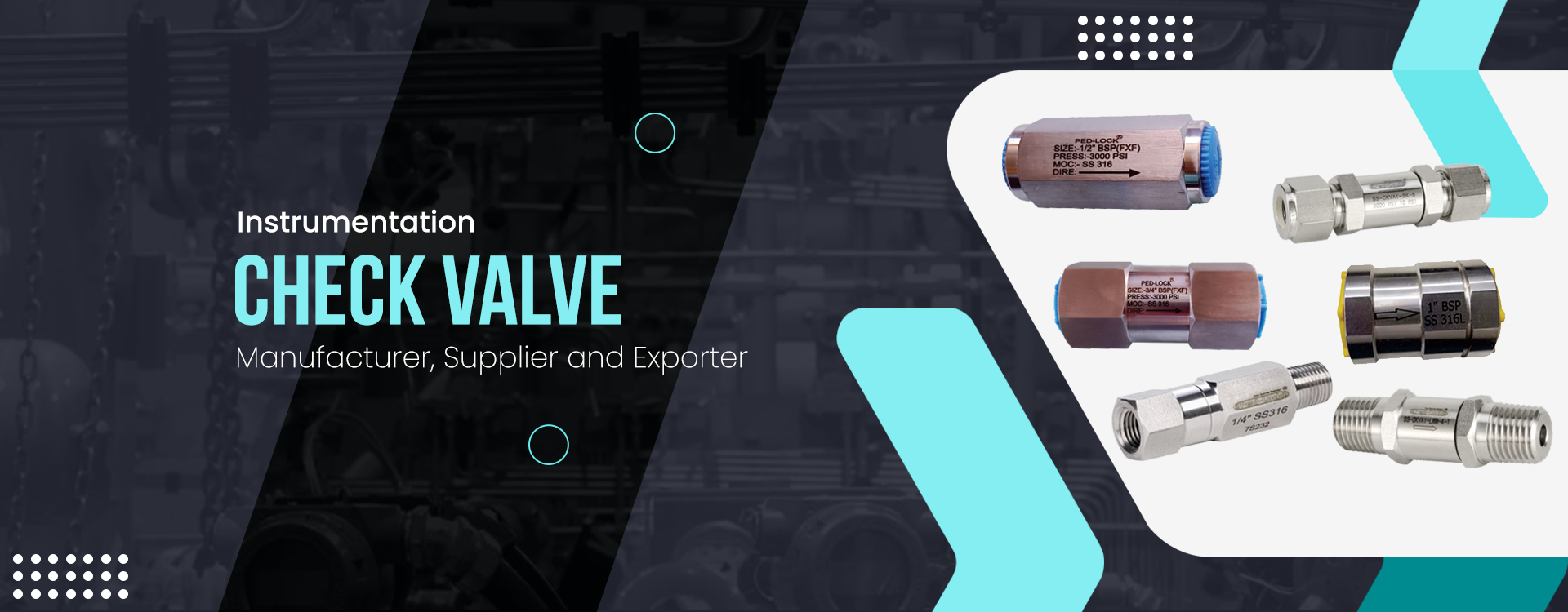 Instrumentation Valve Manufacturer, Supplier and Exporter in Ahmedabad